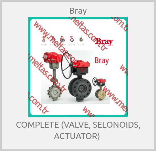 Bray - COMPLETE (VALVE, SELONOIDS, ACTUATOR) 