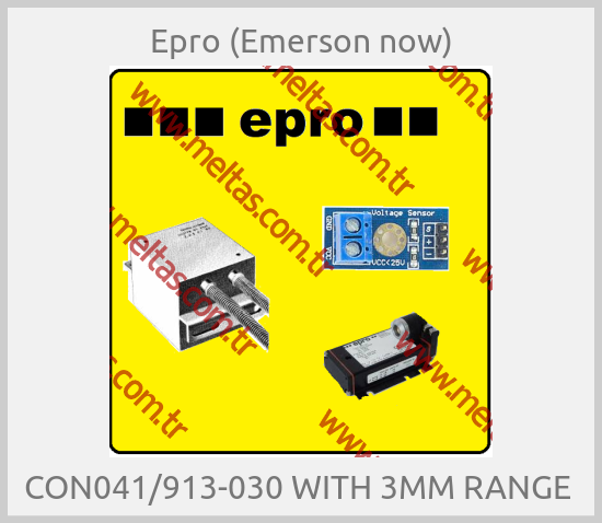 Epro (Emerson now)-CON041/913-030 WITH 3MM RANGE 