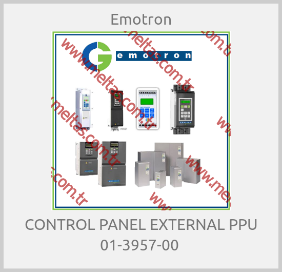 Emotron - CONTROL PANEL EXTERNAL PPU 01-3957-00 