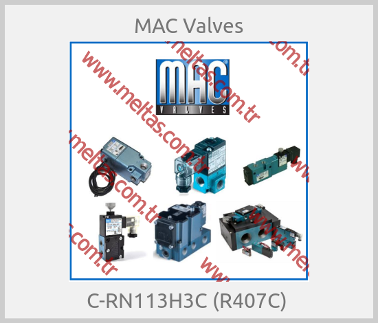 МAC Valves-C-RN113H3C (R407C) 
