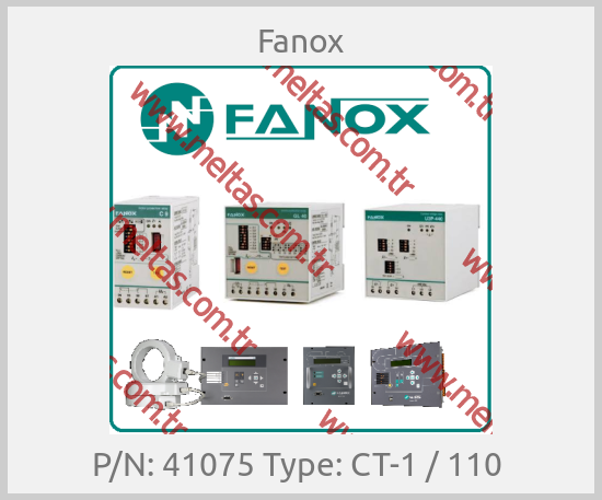 Fanox-P/N: 41075 Type: CT-1 / 110 