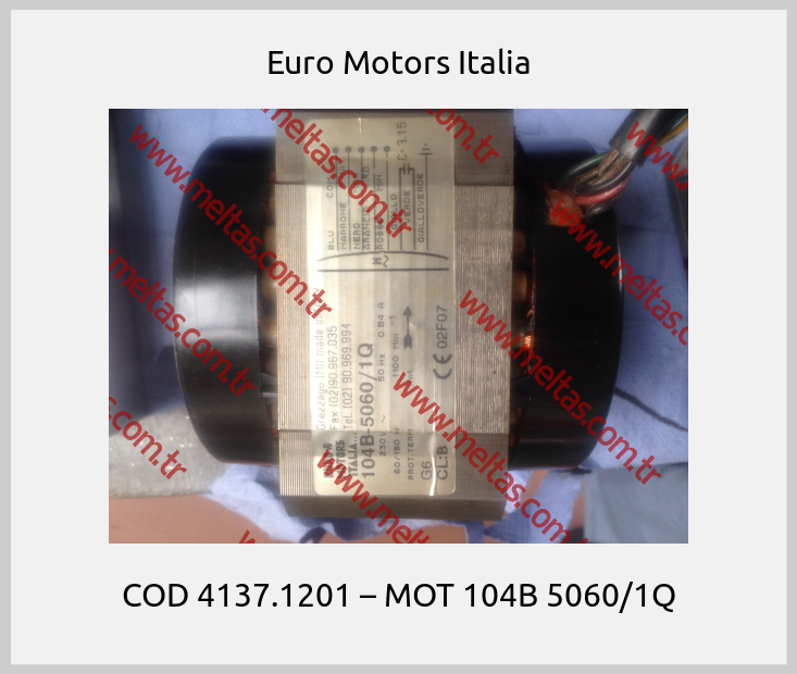 Euro Motors Italia - COD 4137.1201 – MOT 104B 5060/1Q