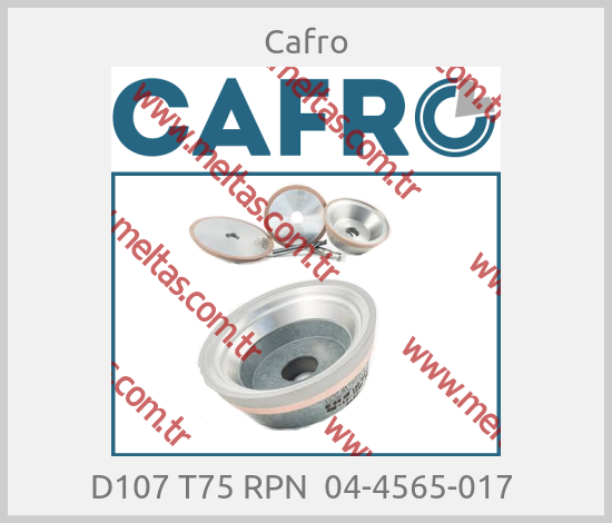 Cafro - D107 T75 RPN  04-4565-017 