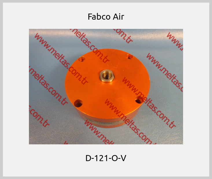 Fabco Air - D-121-O-V