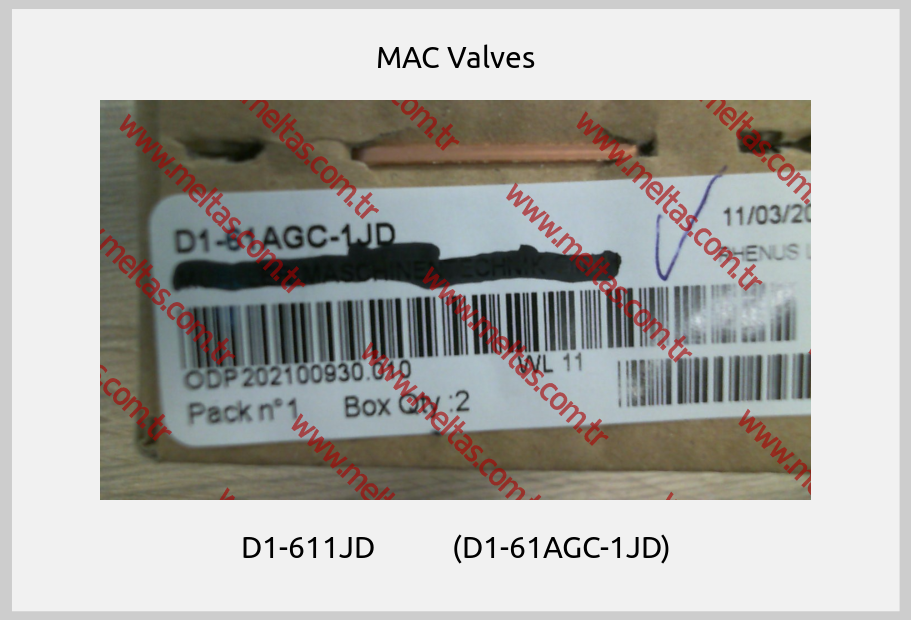 МAC Valves - D1-611JD           (D1-61AGC-1JD)