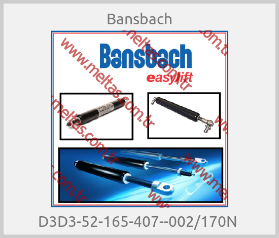 Bansbach - D3D3-52-165-407--002/170N 