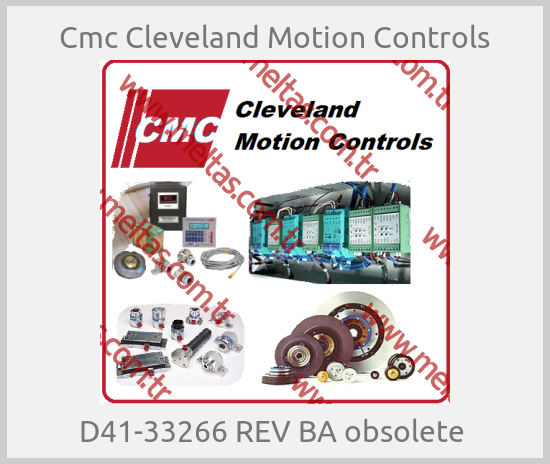 Cmc Cleveland Motion Controls-D41-33266 REV BA obsolete 