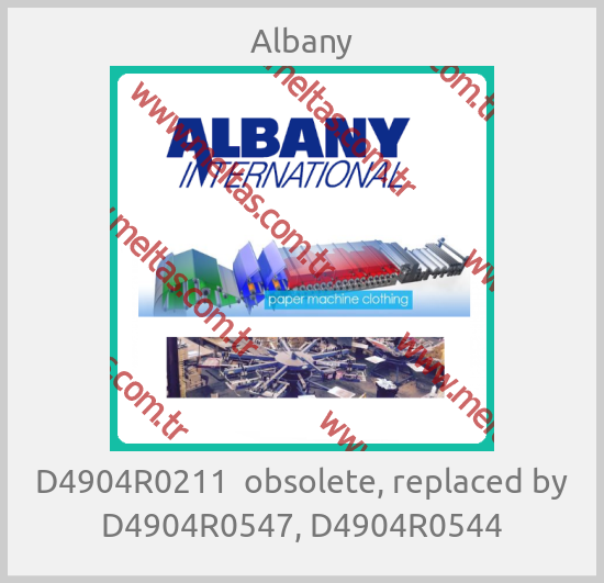 Albany-D4904R0211  obsolete, replaced by D4904R0547, D4904R0544