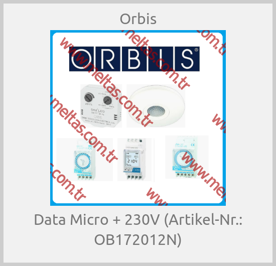 Orbis - Data Micro + 230V (Artikel-Nr.: OB172012N)