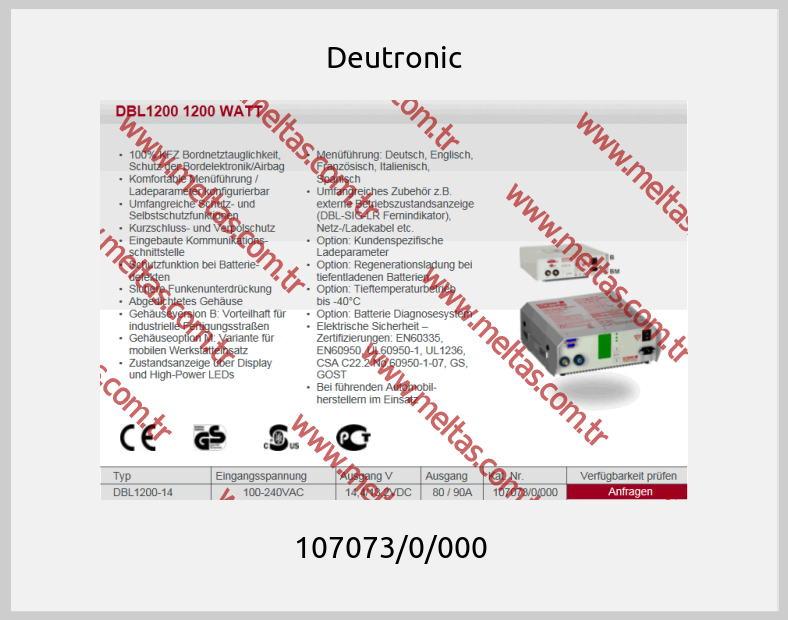 Deutronic-107073/0/000 