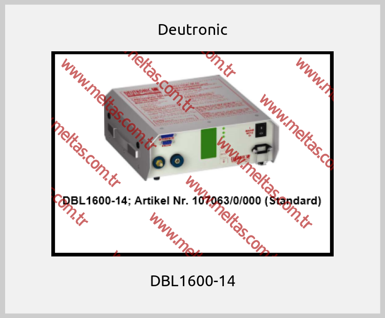 Deutronic - DBL1600-14