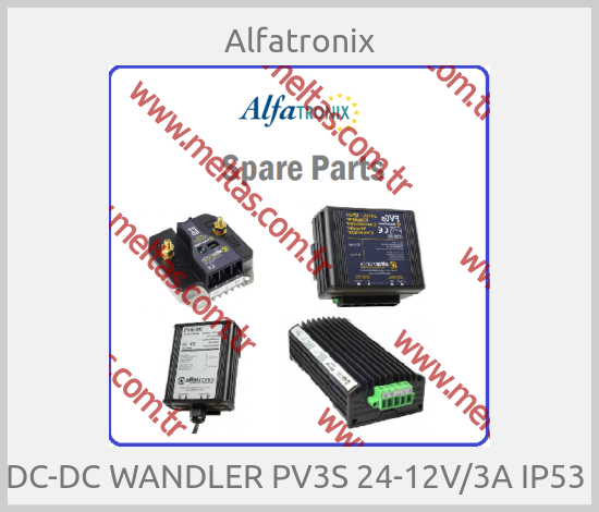 Alfatronix - DC-DC WANDLER PV3S 24-12V/3A IP53 
