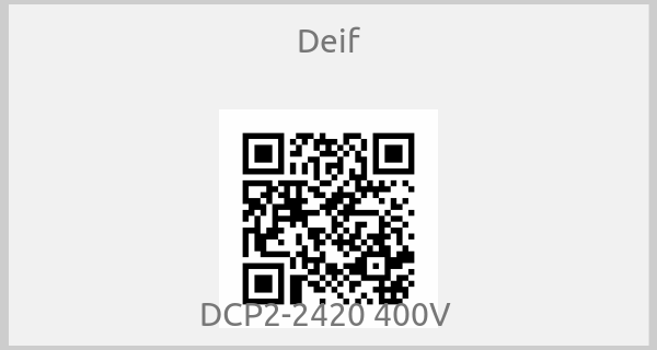 Deif-DCP2-2420 400V 