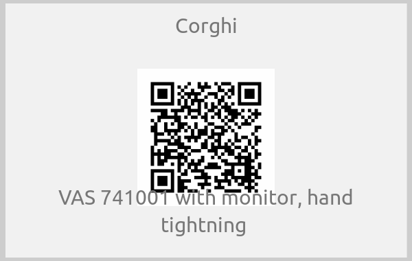 Corghi - VAS 741001 with monitor, hand tightning 
