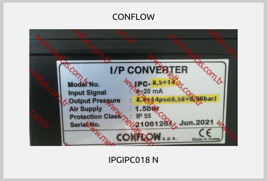 CONFLOW-IPGIPC018 N