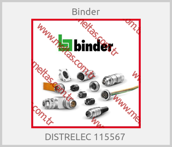 Binder - DISTRELEC 115567 