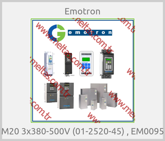 Emotron - M20 3x380-500V (01-2520-45) , EM0095