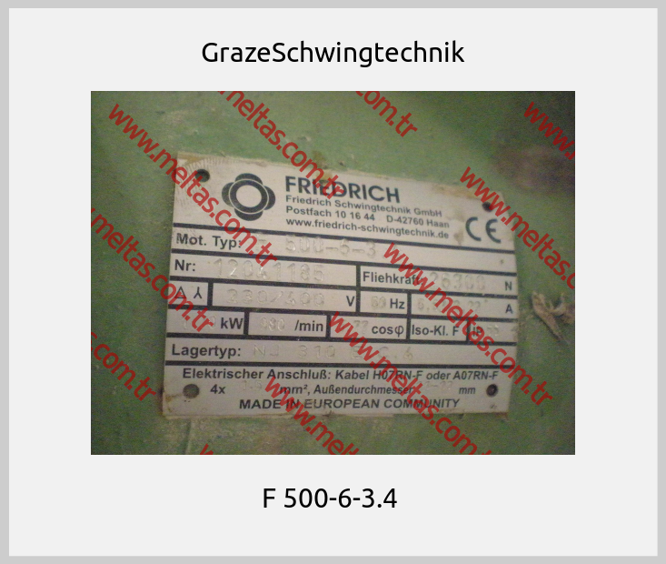 GrazeSchwingtechnik-F 500-6-3.4 
