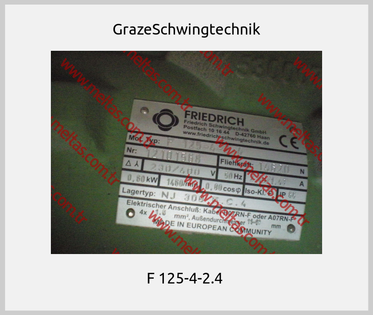 GrazeSchwingtechnik - F 125-4-2.4 