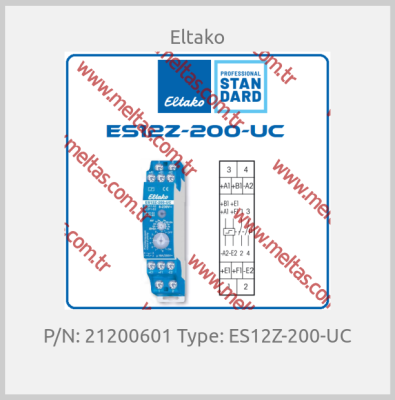 Eltako-P/N: 21200601 Type: ES12Z-200-UC