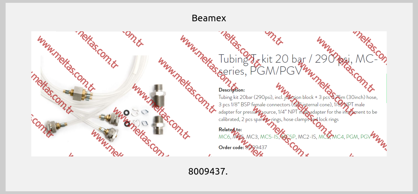 Beamex - 8009437. 