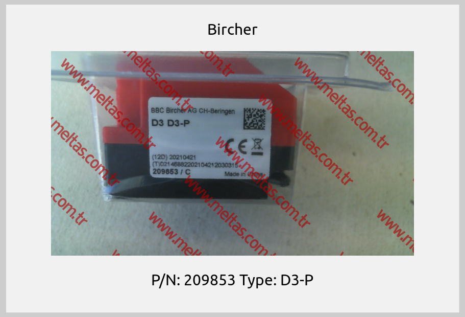 Bircher - P/N: 209853 Type: D3-P