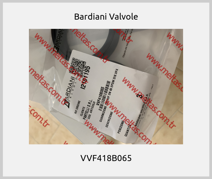 Bardiani Valvole - VVF418B065