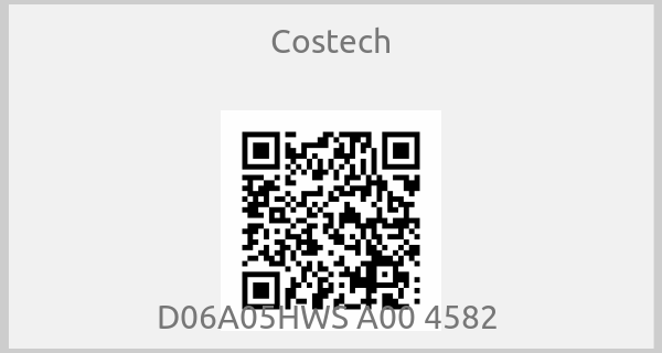 Costech - D06A05HWS A00 4582 