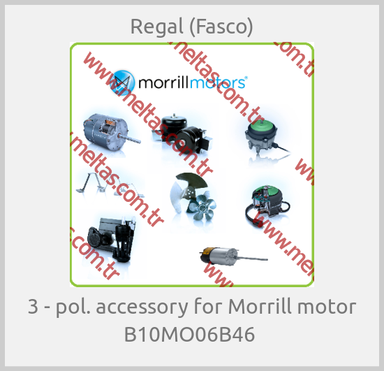 Morrill Motors-3 - pol. accessory for Morrill motor B10MO06B46 