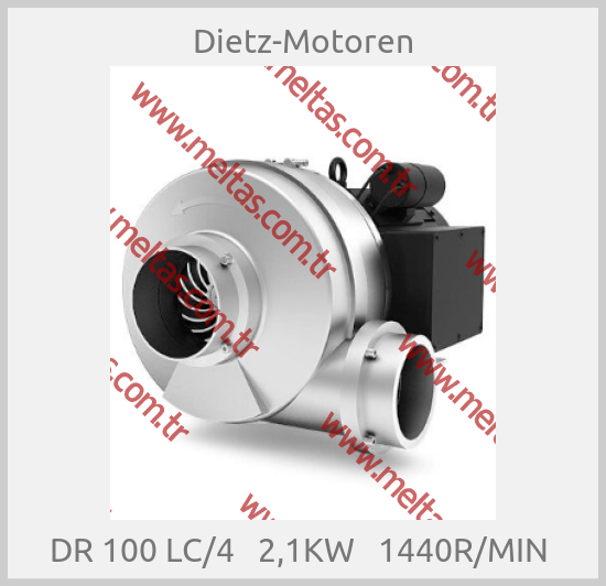 Dietz-Motoren-DR 100 LC/4   2,1KW   1440R/MIN 