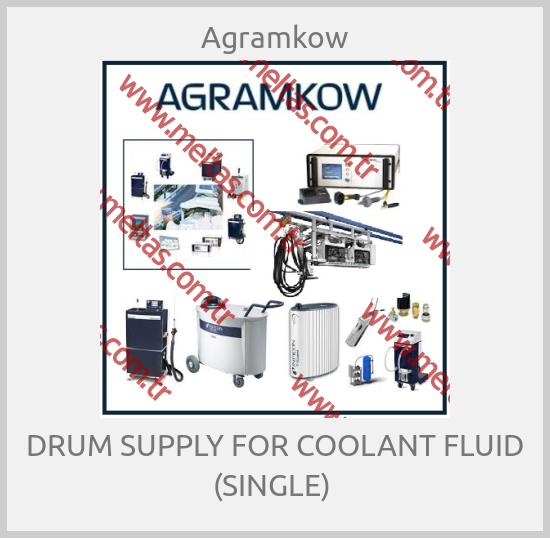 Agramkow-DRUM SUPPLY FOR COOLANT FLUID (SINGLE) 