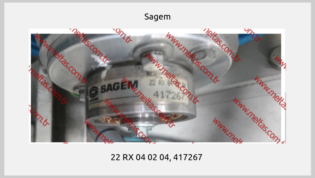 Sagem - 22 RX 04 02 04, 417267 