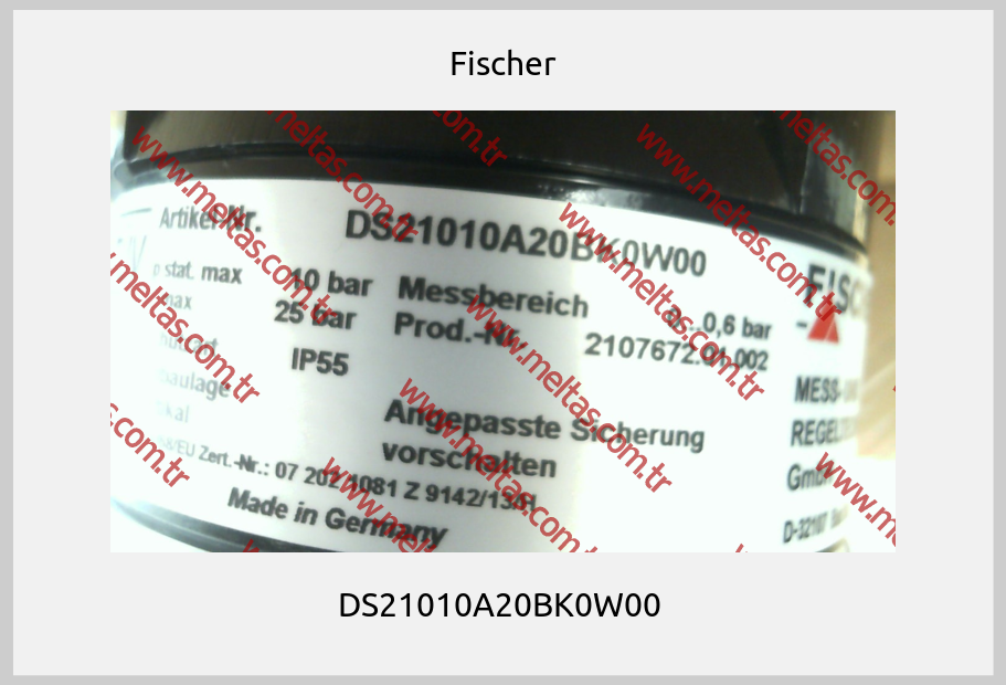 Fischer - DS21010A20BK0W00 