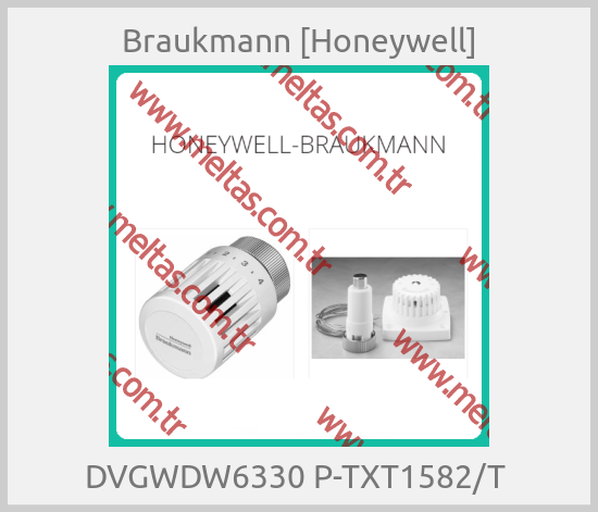 Braukmann [Honeywell] - DVGWDW6330 P-TXT1582/T 