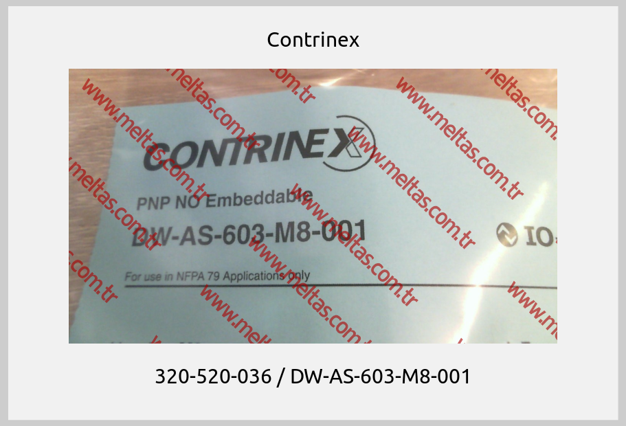 Contrinex-320-520-036 / DW-AS-603-M8-001