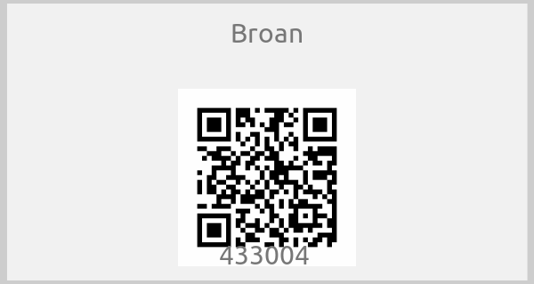 Broan - 433004 