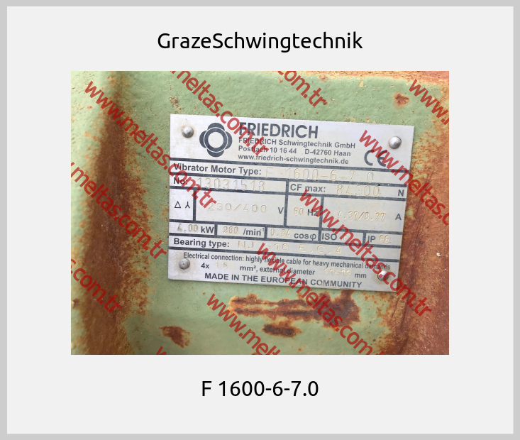 GrazeSchwingtechnik - F 1600-6-7.0