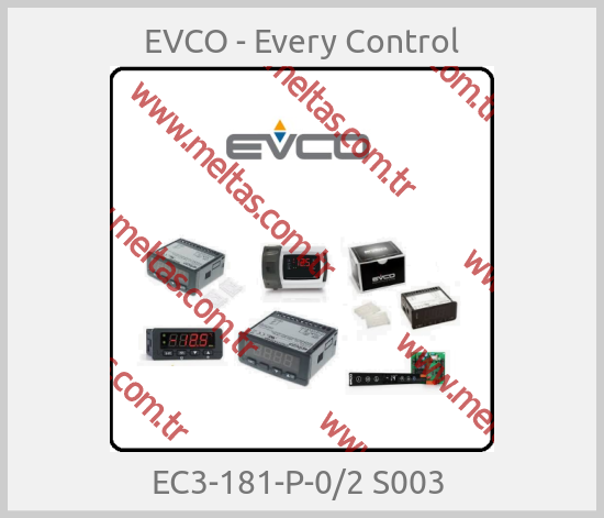 EVCO - Every Control-EC3-181-P-0/2 S003 