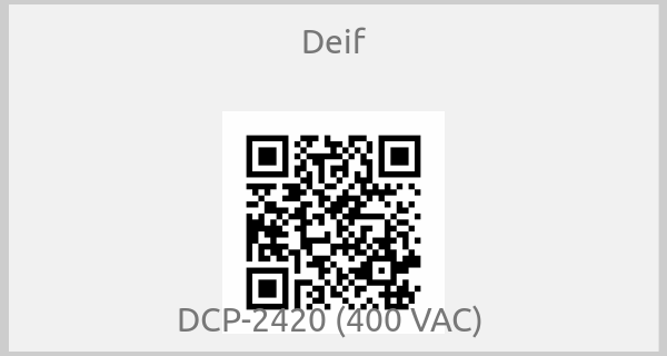 Deif - DCP-2420 (400 VAC) 
