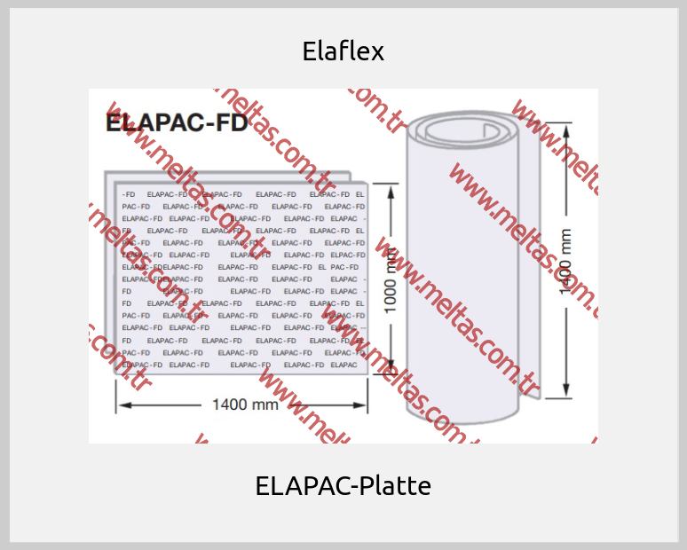 Elaflex - ELAPAC-Platte