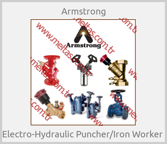 Armstrong-Electro-Hydraulic Puncher/Iron Worker 