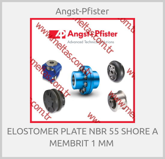 Angst-Pfister-ELOSTOMER PLATE NBR 55 SHORE A MEMBRIT 1 MM 