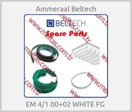 Ammeraal Beltech - EM 4/1 00+02 WHITE FG 
