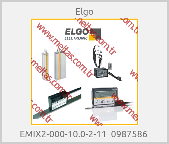 Elgo-EMIX2-000-10.0-2-11  0987586 
