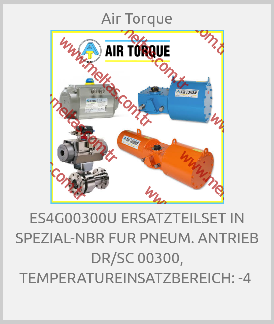Air Torque - ES4G00300U ERSATZTEILSET IN SPEZIAL-NBR FUR PNEUM. ANTRIEB DR/SC 00300, TEMPERATUREINSATZBEREICH: -4 