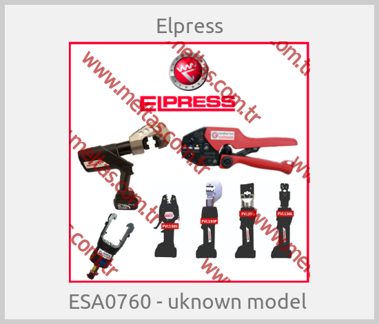 Elpress - ESA0760 - uknown model 