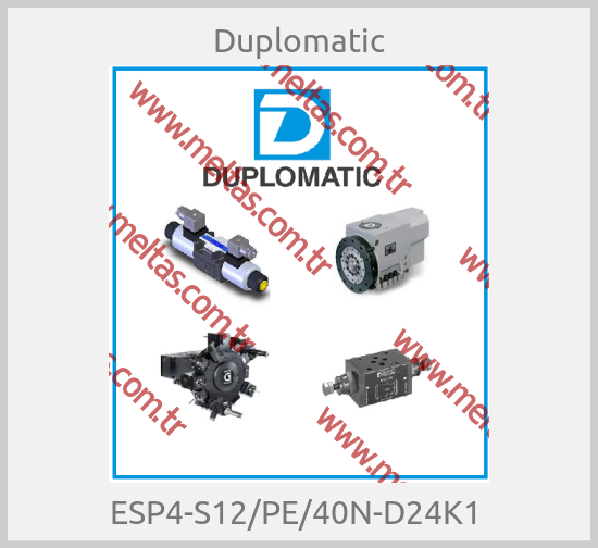 Duplomatic - ESP4-S12/PE/40N-D24K1 