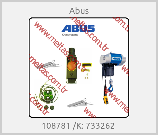 Abus - 108781 /K: 733262 