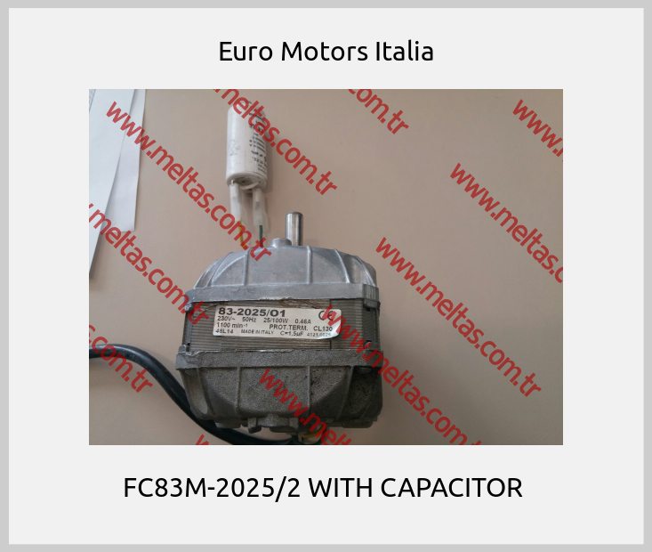 Euro Motors Italia - FC83M-2025/2 WITH CAPACITOR 