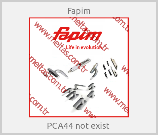 Fapim - PCA44 not exist 